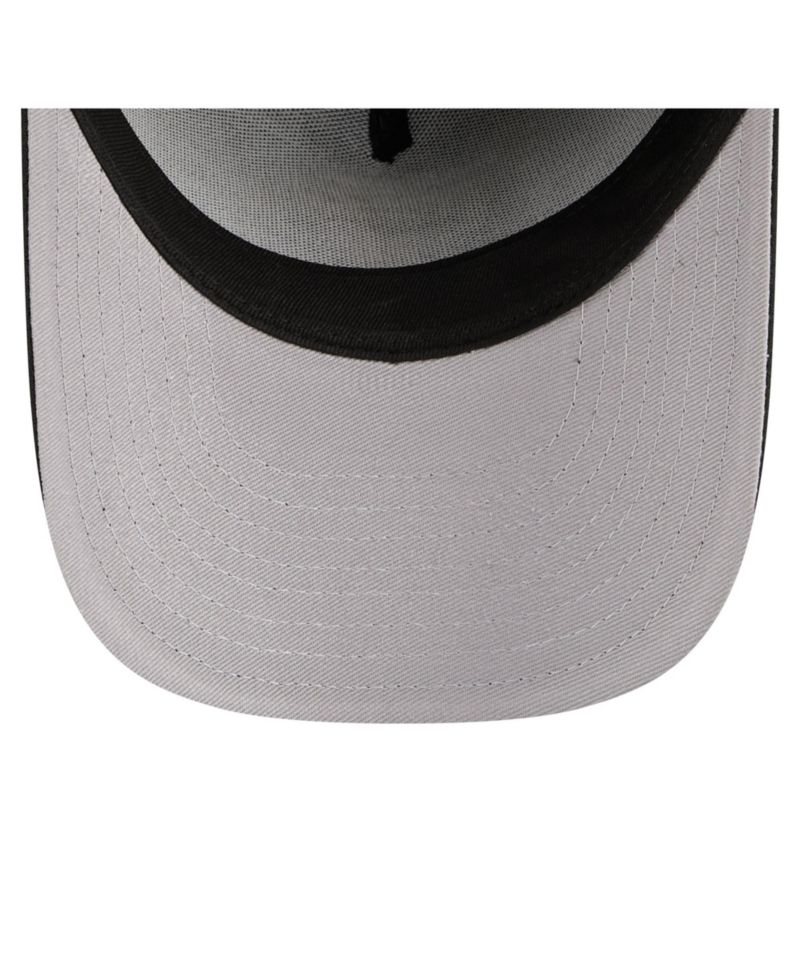Big Boys and Girls Black Miami Heat 9FORTY A-Frame Adjustable Hat