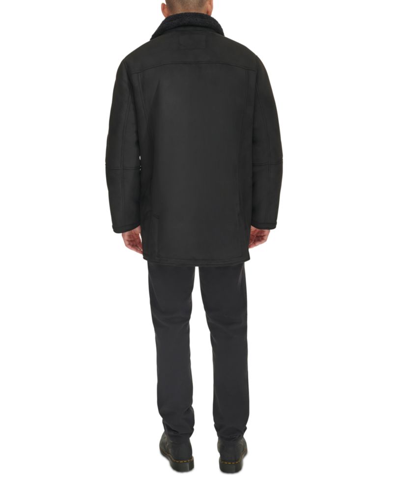 Men's Faux-Shearling Coat