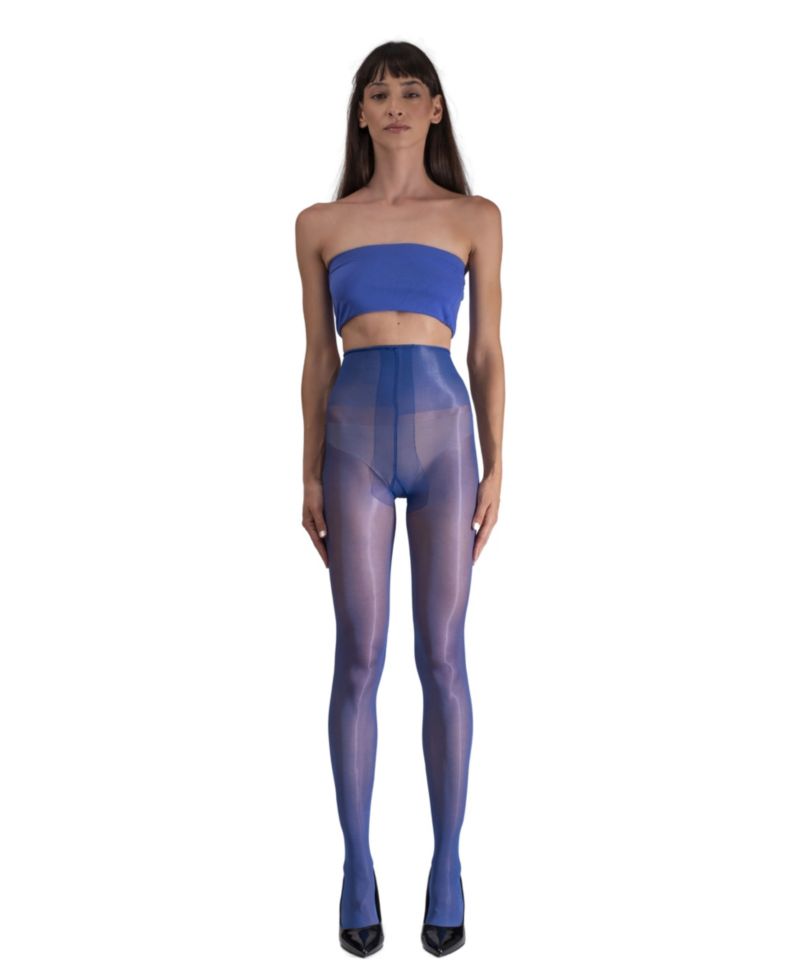 Women's Lustrous Silky Shiny 20 Denier Sheer High-Waist Pantyhose Tights SKU11002-PK