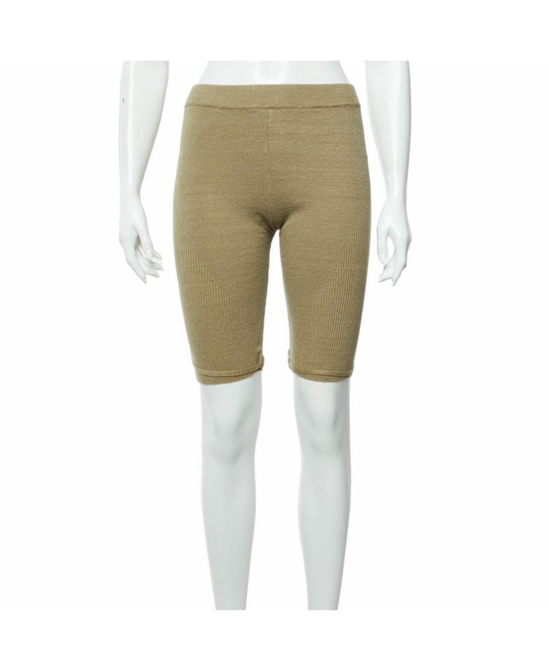 Women's Rib Knit Buckle Detail Sierra Shorts