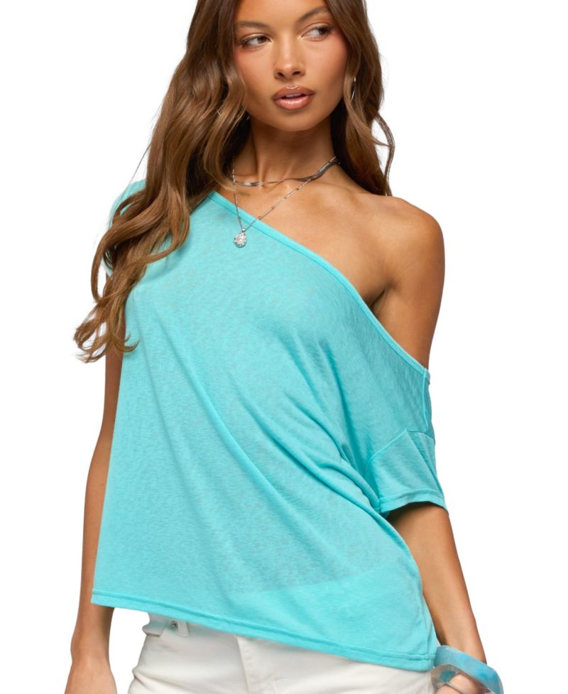 Women's Amora Off Shoulder Sheer Top