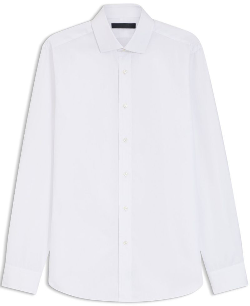 BECKHAM x BOSS Men's Slim-fit Cotton Dress Shirt