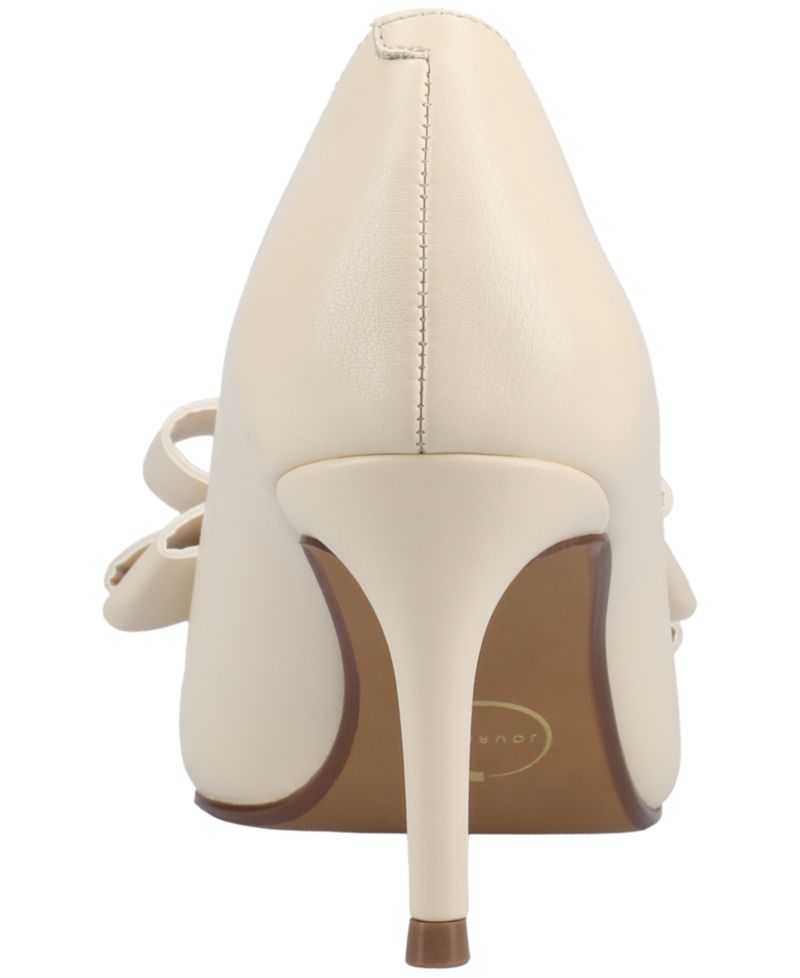 Women's Crystol Bow Pointed Toe Dress Pumps