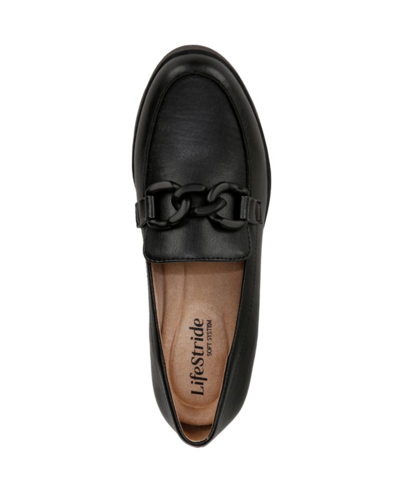 Women's London 2 Chain Detail Lug Sole Loafers