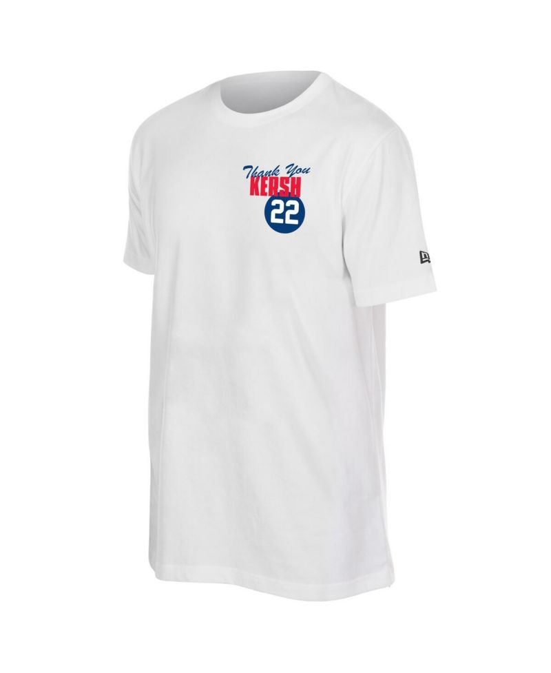 Men's Clayton Kershaw White Los Angeles Dodgers Thank You Kersh T-Shirt