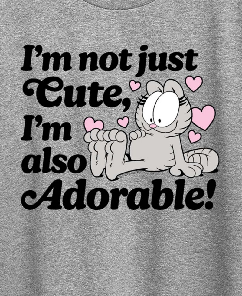 Plus Size The Garfield Adorable Nermal Graphic T-Shirt
