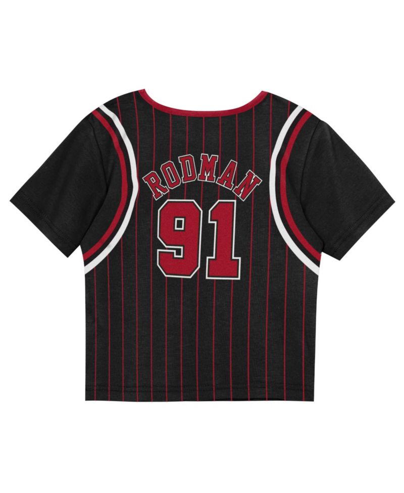 Preschool 2-Pack Dennis Rodman Black Chicago Bulls Play by Place T-Shirt and Shorts