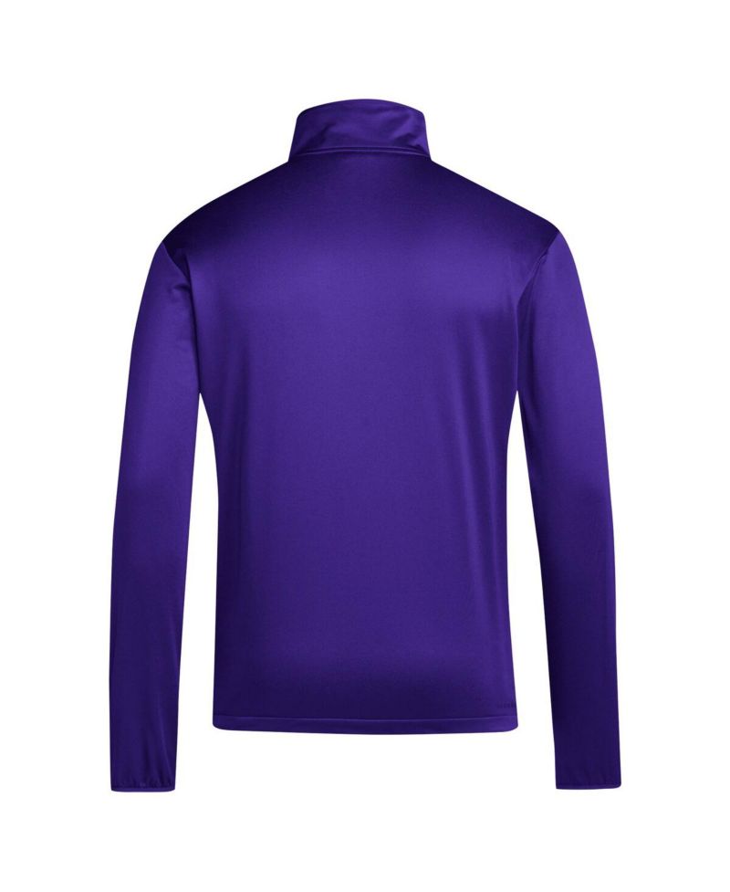 Men's Purple Washington Huskies Coaches Sideline Quarter-Zip Top