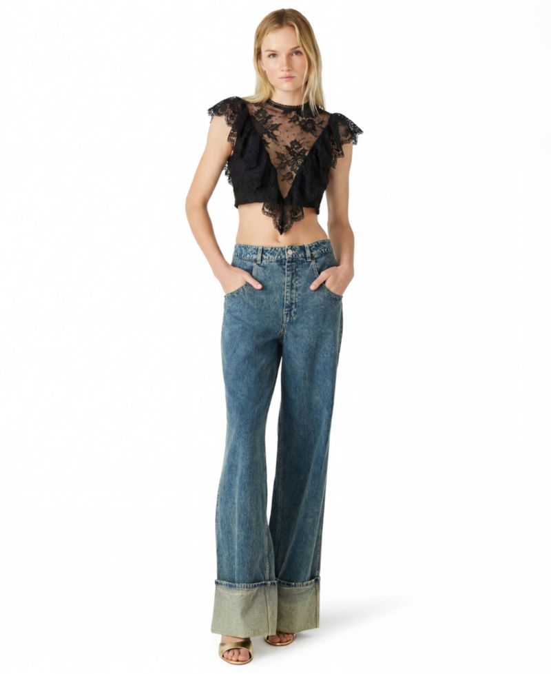 Women's Faya High Round Neck Top