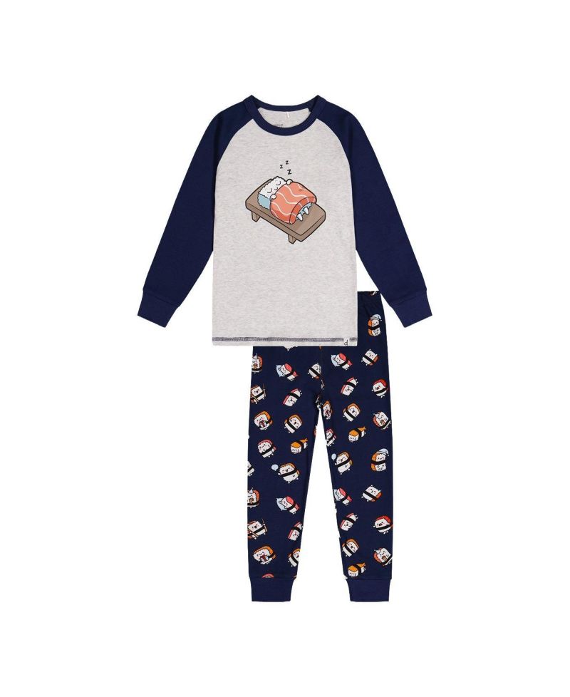 Little Boys (6-12) Cotton Two Piece Pajama Set