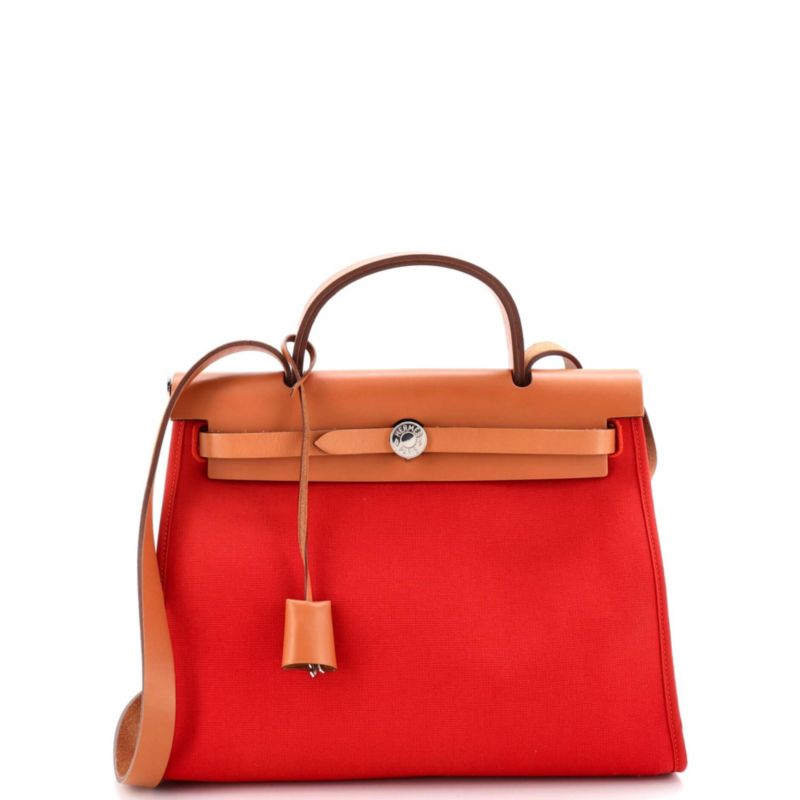 31 Herbag Zip Leather and Toile