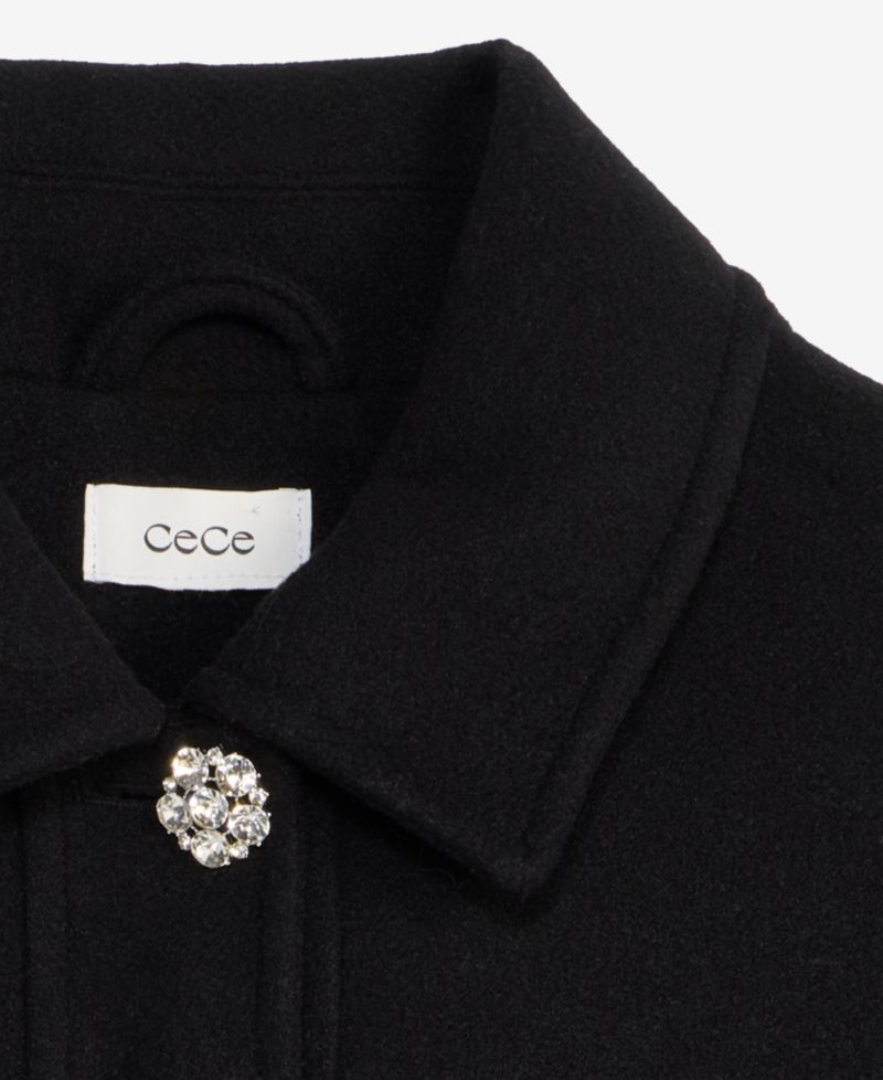 Women's Jewel Button Lady Work Jacket