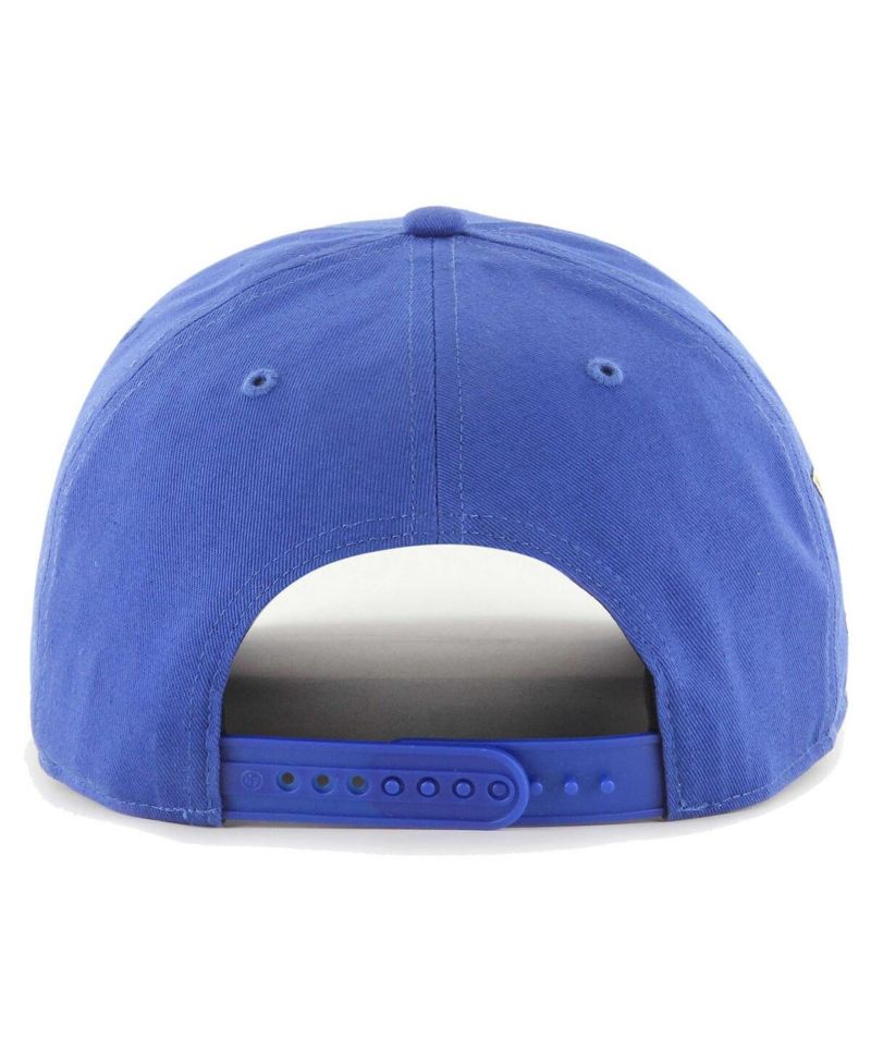Men's Royal Golden State Warriors Overhand Logo Hitch Adjustable Hat