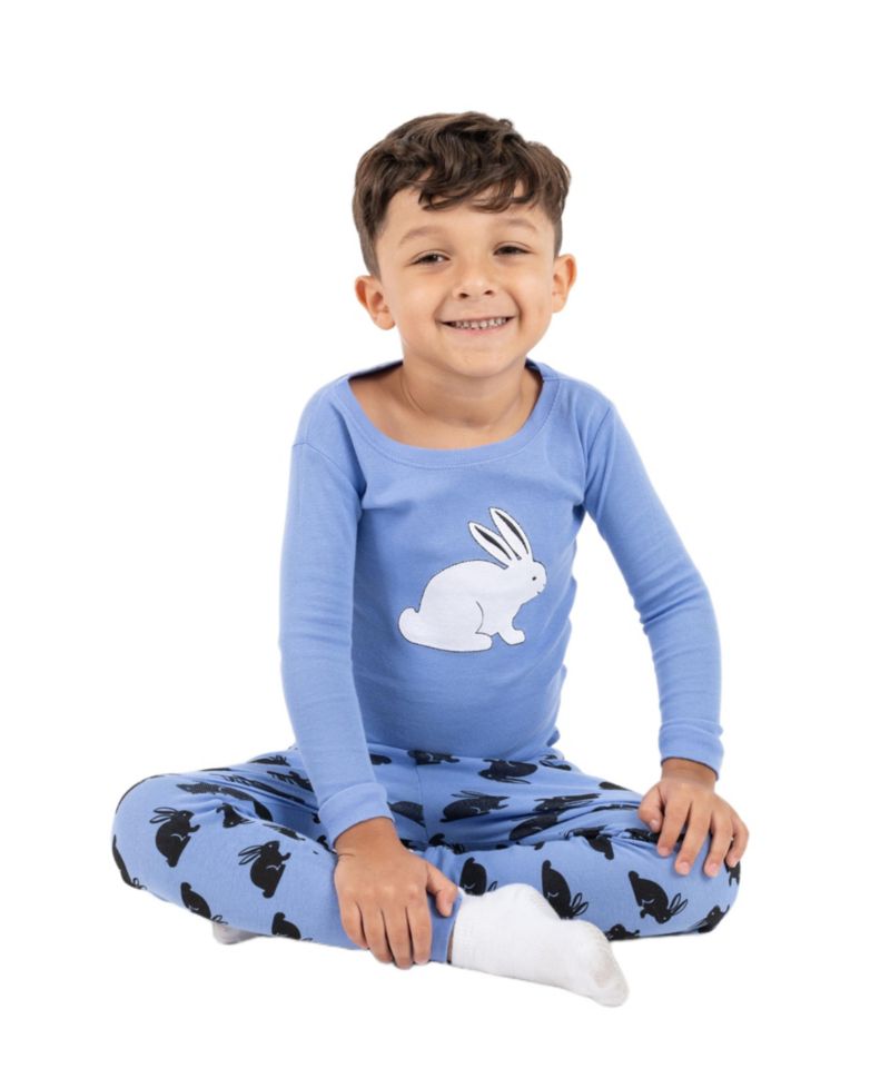 Kids Matching Family Two Piece Cotton Easter Pajamas 6-14