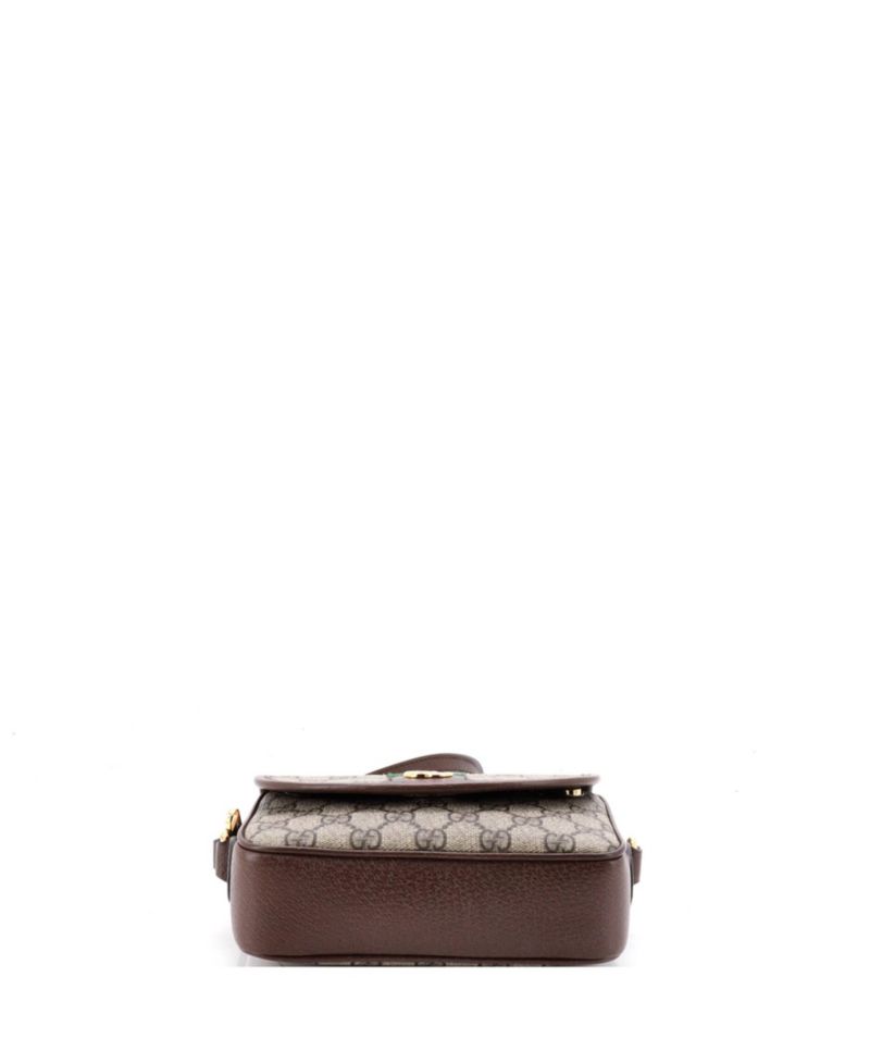 Mini Ophidia Flap Shoulder Bag GG Coated Canvas