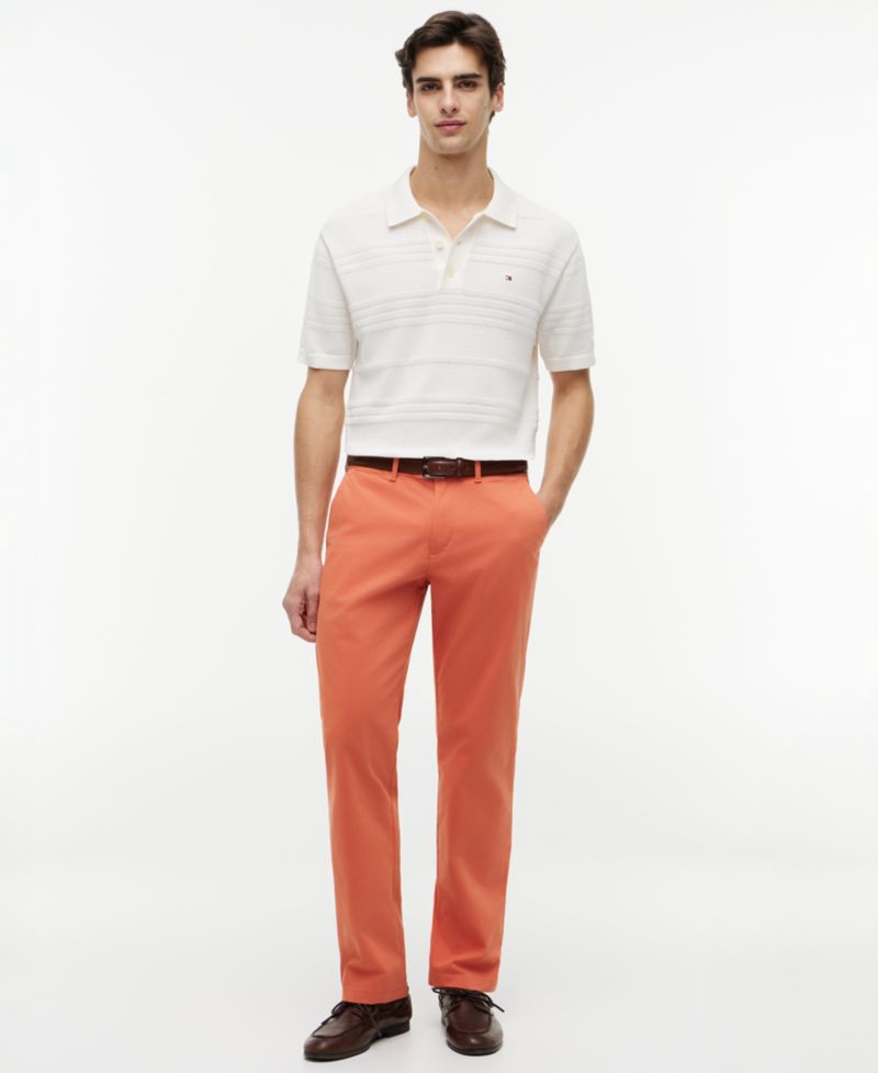 Men's Slim-Straight Fit Stretch Chino Pants