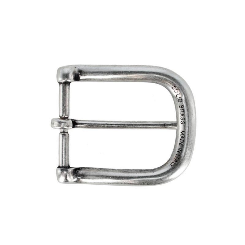 Men's 35mm Italian Distinct Vineyard Solid Brass Harness Belt Buckle