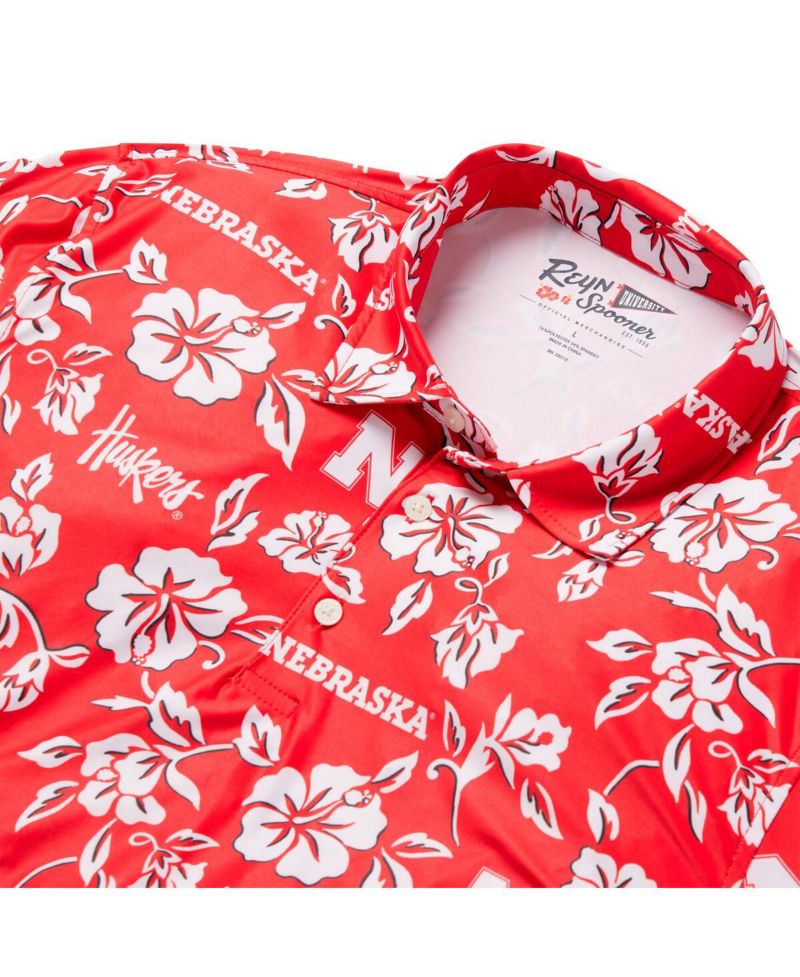 Men's Scarlet Nebraska Huskers Performance Polo Shirt