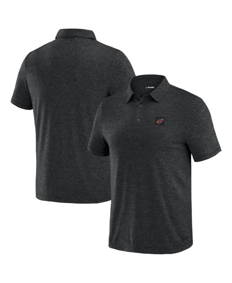 Men's Black Arizona Cardinals Four Down Polo Shirt