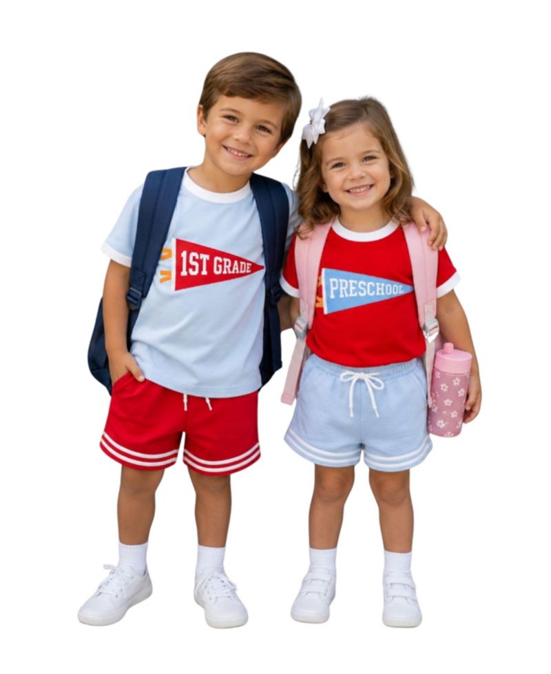 Little/Big Unisex 5-12 1st Grade Crewneck T-Shirt
