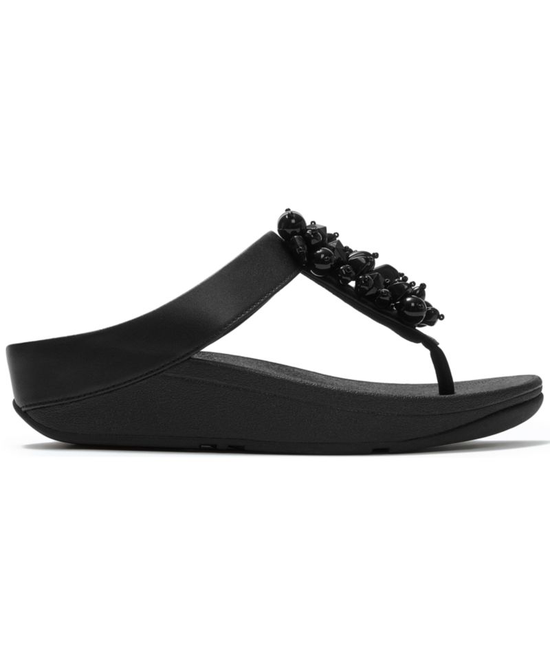 Women's Fino Bead Cluster Toe Post Slip-On Sandals