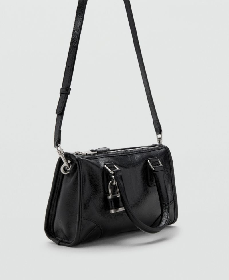 Women's Mini Shiny Handles Handbag