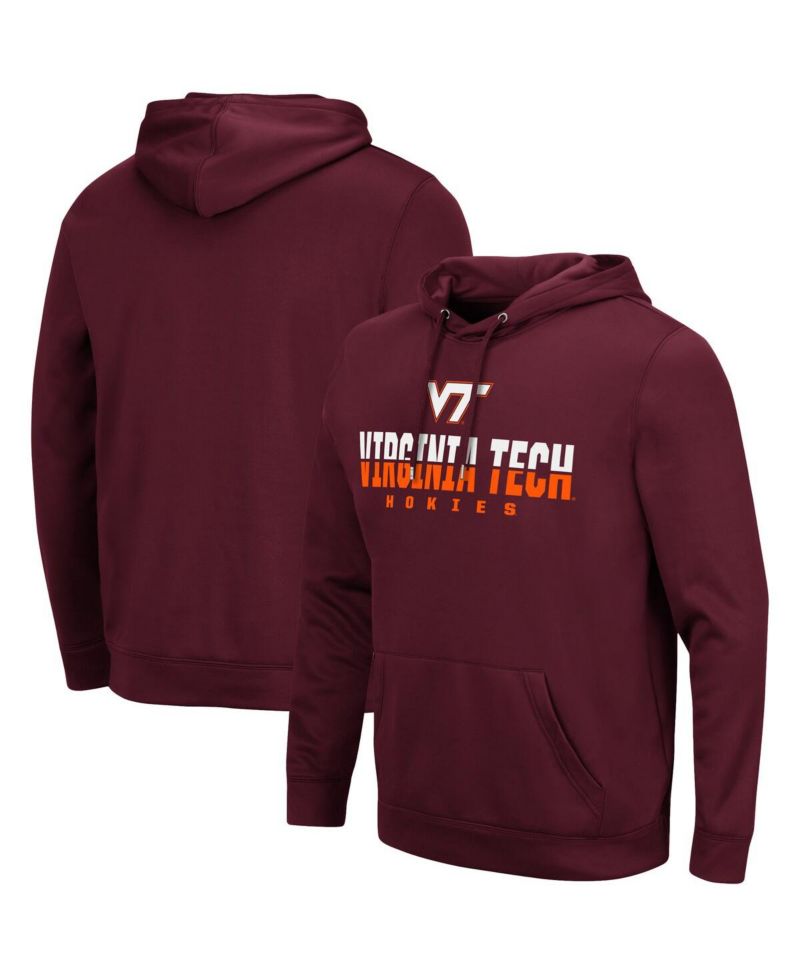 Men's Maroon Virginia Tech Hokies Lantern Pullover Hoodie