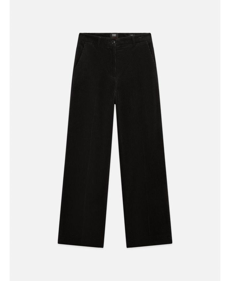 Women's Cleo High-Rise Wide-Leg Corduroy Pants, 30" Inseam