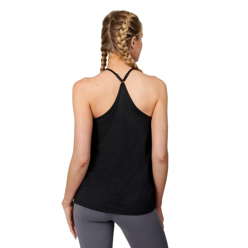 Women's Microtech Chill B Cool V-Neck Cami Top with Built-In Bra
