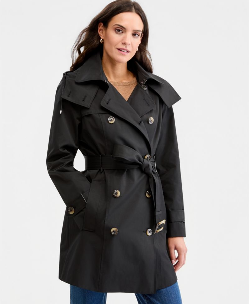 Women's Double-Breasted Trench Coat, Created for Macy's