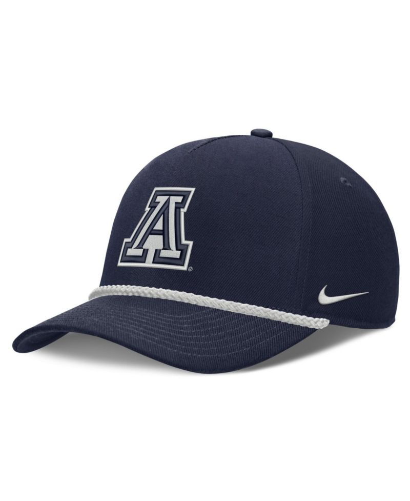Men's and Women's Navy Arizona Wildcats Rope Rise Adjustable Hat