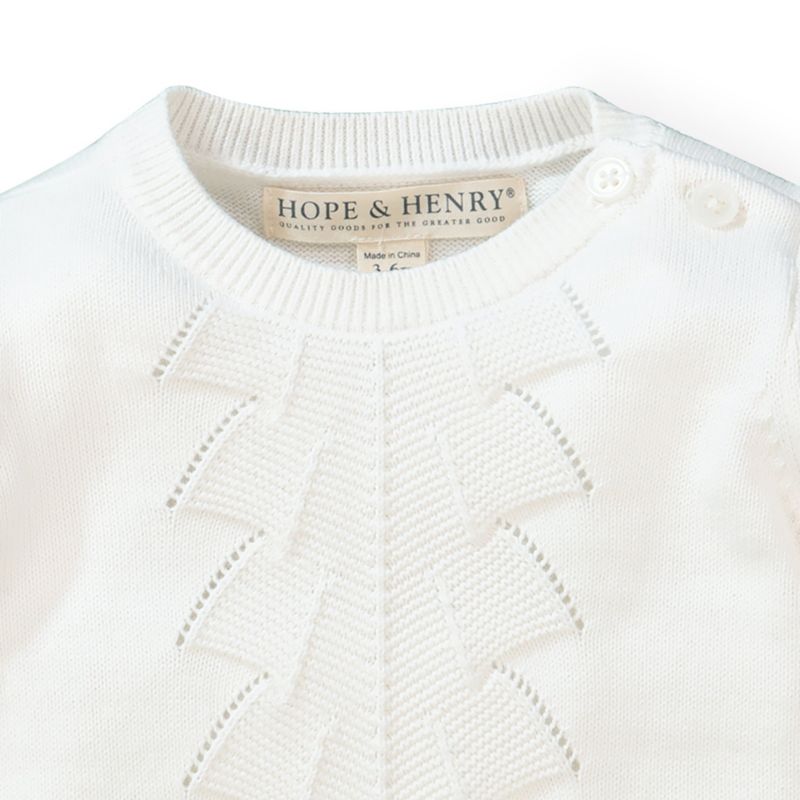 Baby Boys Hope and Henry Sweater Gown and Bonnet Set
