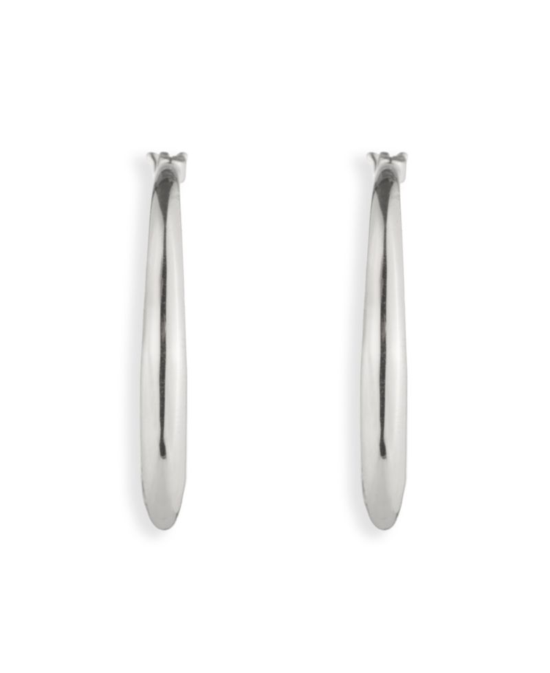 Small Graduated Hoop Earrings 1-1/8"