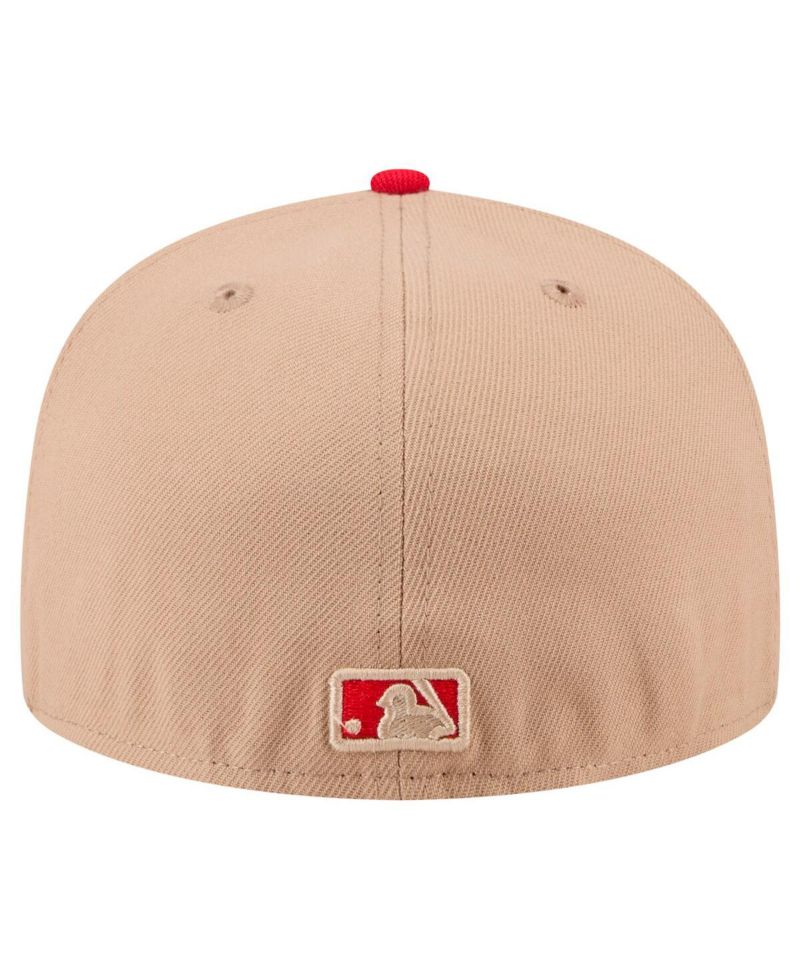 Men's Khaki Washington Nationals 59FIFTY Fitted Hat