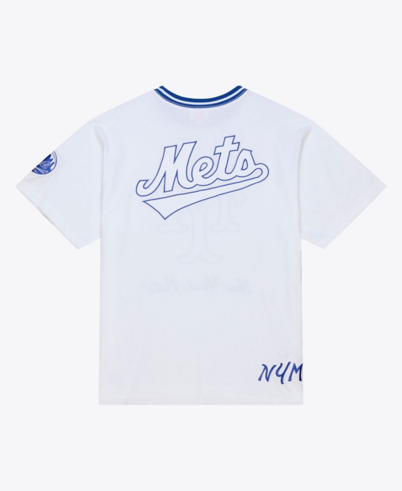 Men's White New York Mets Cooperstown Collection Arctic T-Shirt