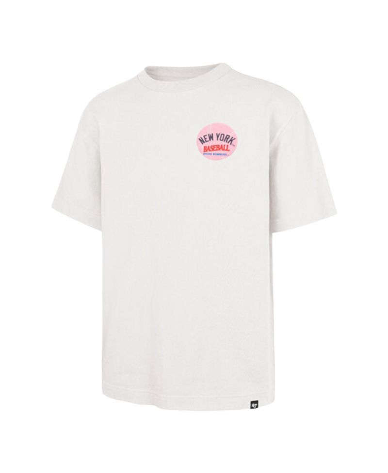 Men's and Women's Cream New York Yankees Turnpike Chuck Foundation T-Shirt