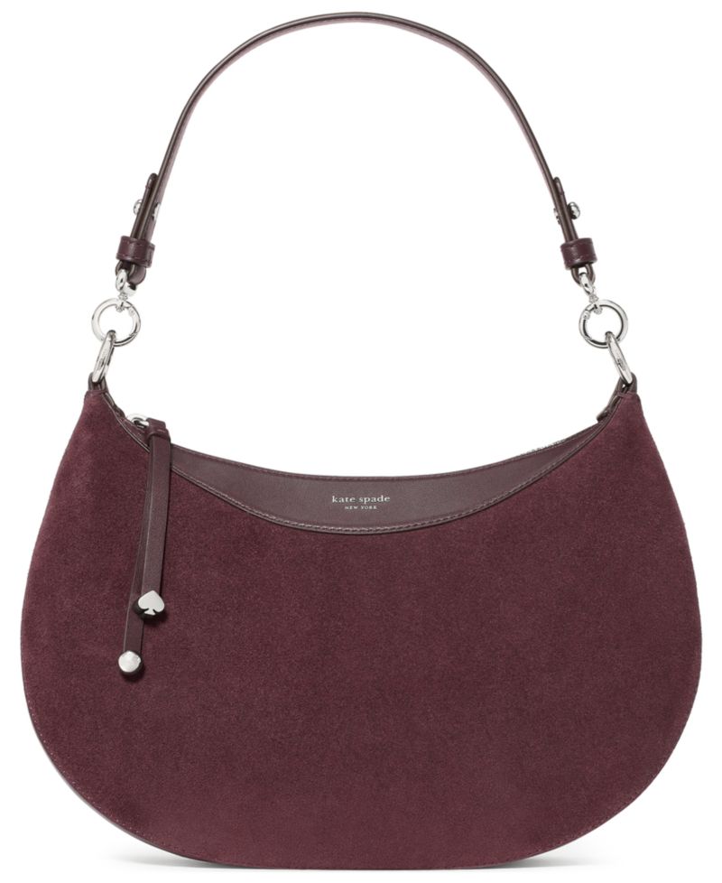 Liv Medium Suede Shoulder Bag