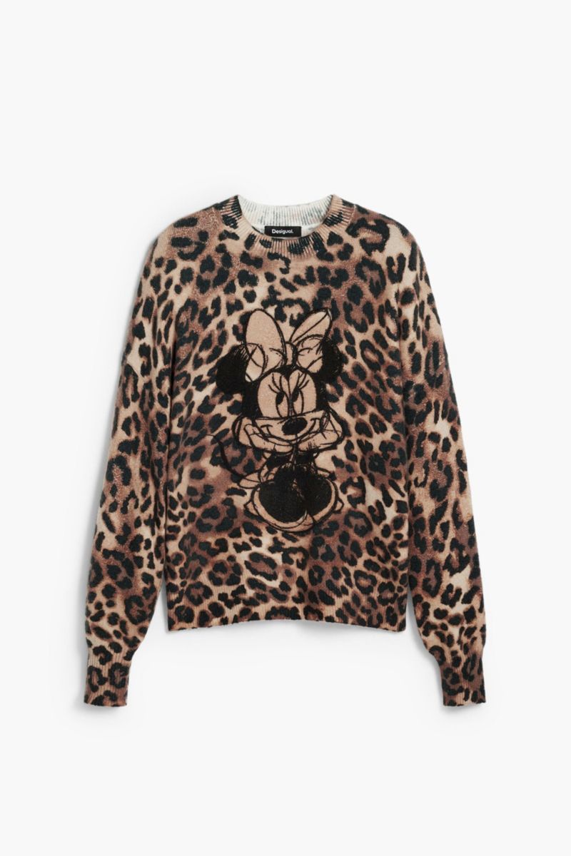 Women's Minnie animal print sweater