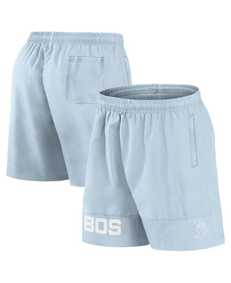 Men's Light Blue Boston Red Sox Elements Swim Shorts