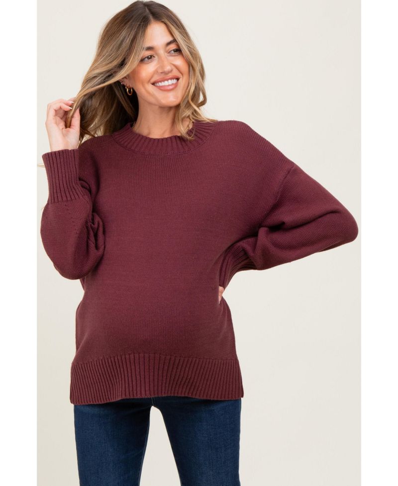 Women's Cream Drop Shoulder Oversized Sweater