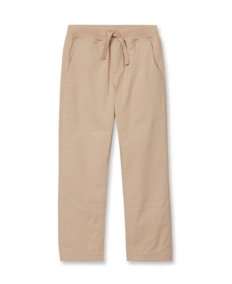 Boys Husky Iron Knee Stretch Jersey Lined Pull On Pants