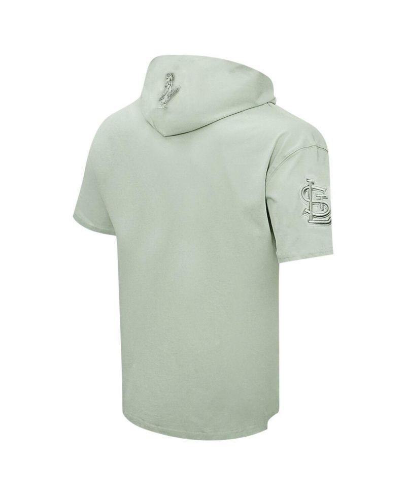 Men's Green St. Louis Cardinals Neutral Short Sleeve Pullover Hoodie