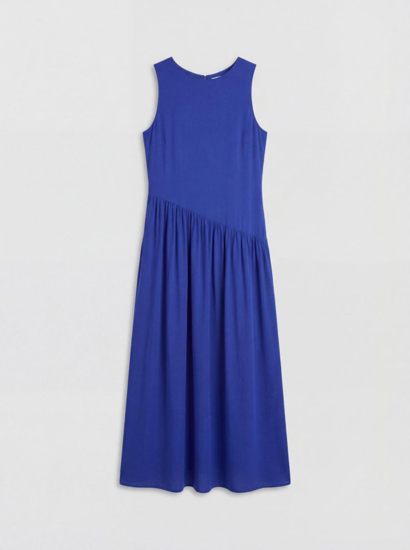 Women's Dropped Waist Chiffon Tiered Maxi Dress