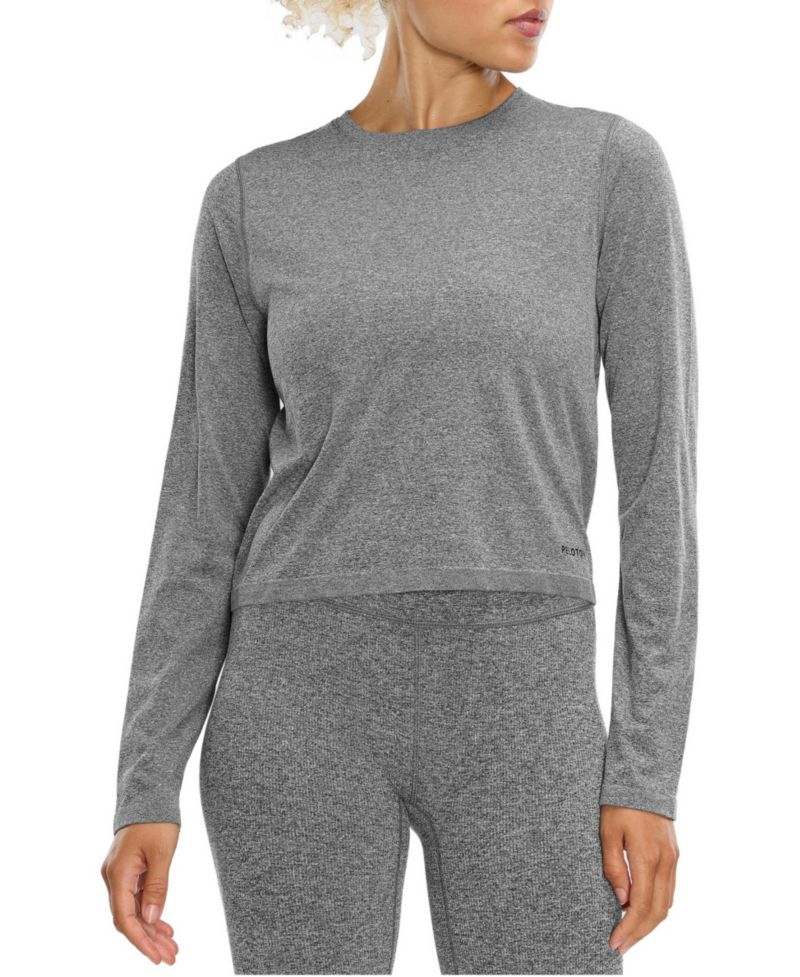 Women's Seamless Melange Long Sleeve