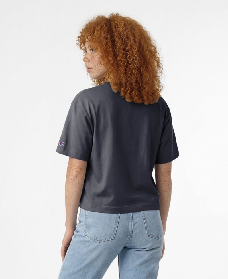 Women's UConn Huskies Cropped Wordmark T-Shirt