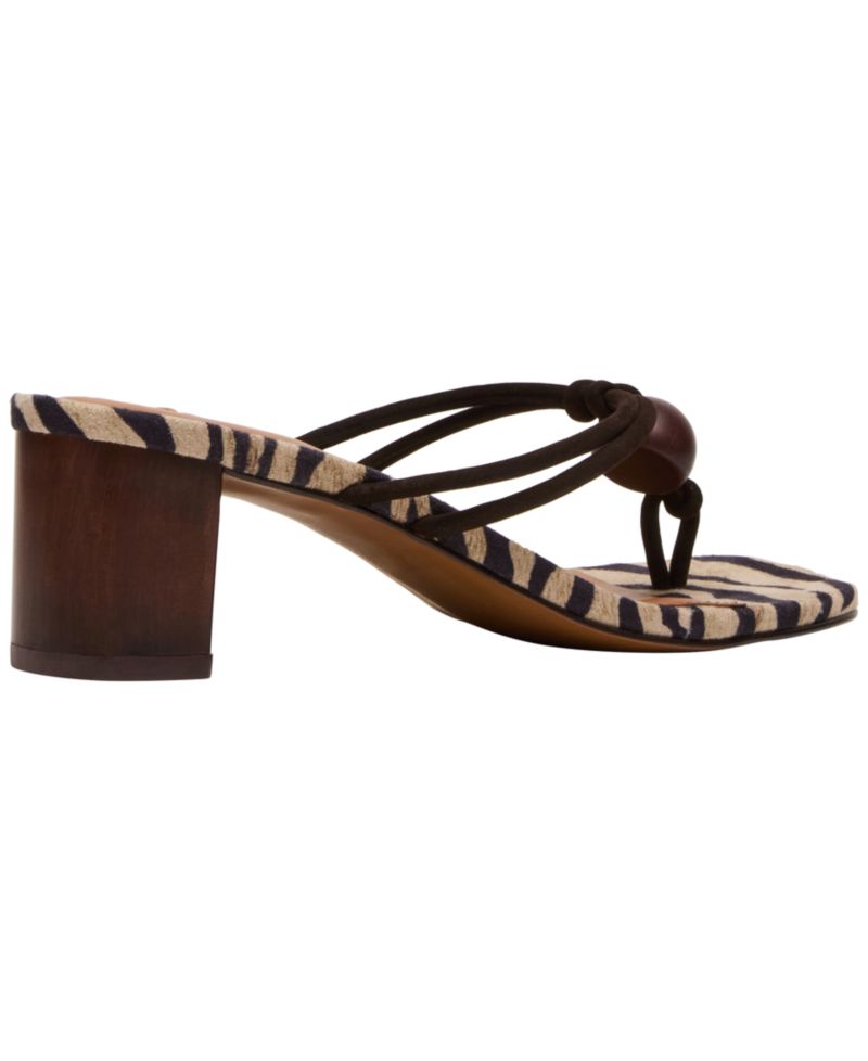 Women's Remedy Stone Block Heel Thong Dress Sandals