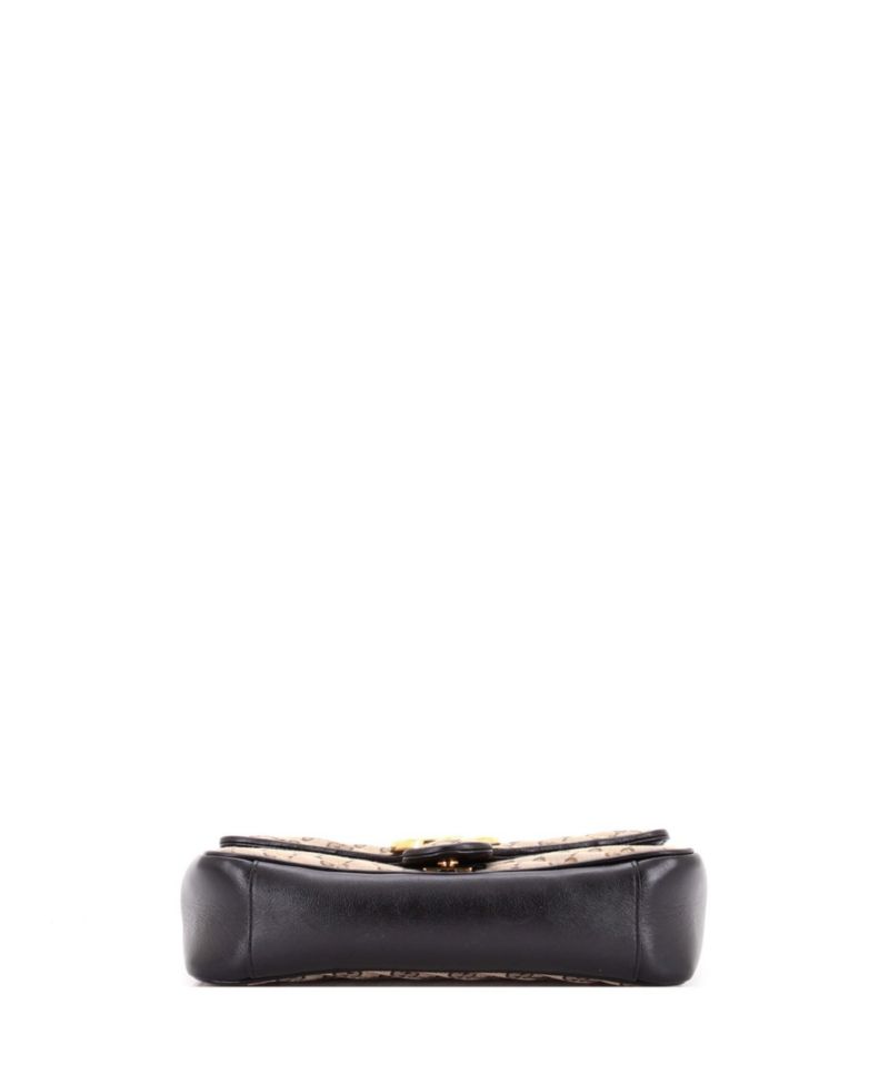 GG Marmont Quilted Crossbody Flap Bag, 10"W x 6"H x 3"D