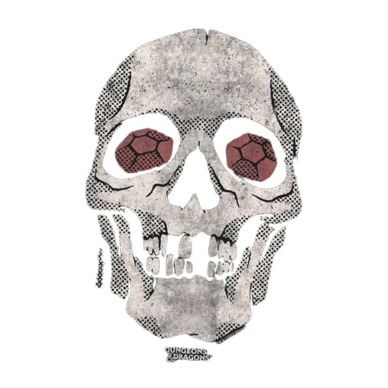 Men's Dungeons And Dragons Demi Lich Skull T-Shirt