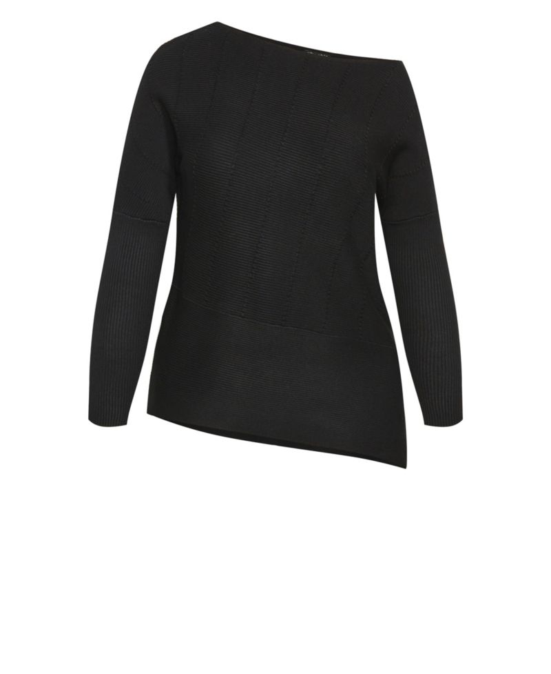 Plus Size Lean In Sweater