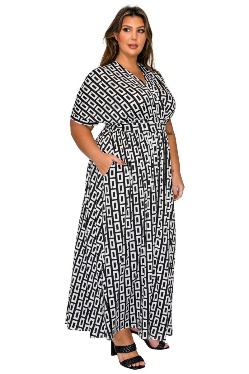 Plus Size Bellano Empire Waist Dress